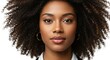© Daniel - Close Up Portrait Of A Beautiful African American Woman With Curly Hair