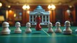 © P - Strategic Chess on Political Board chess politics government power strategy challenge confrontation