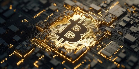 Leinwandbilder - Involves financial services and applications built on blockchain networks