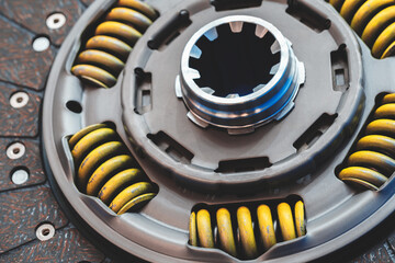 Aufkleber - Car clutch disc, transport concept background