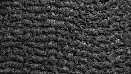 Poster - Rough black metal texture background, abstract texture background for template pages and banners