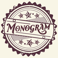 Poster - Vintage logo design featuring camera illustrations and monogram elements suitable for photography-related branding and creative projects