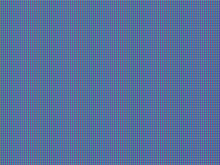 Aufkleber - CRT monitor display, led TV line screen background. Retro computer monitor or old TV screen RGB mesh vector background. Led display close up line pixels effect, CRT television static noise backdrop