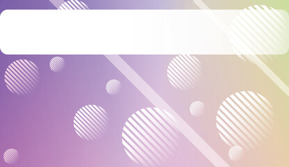 Blurred Gradient Texture Background with Line, Circle. For Ad, Presentation, Card. Vector Illustration.