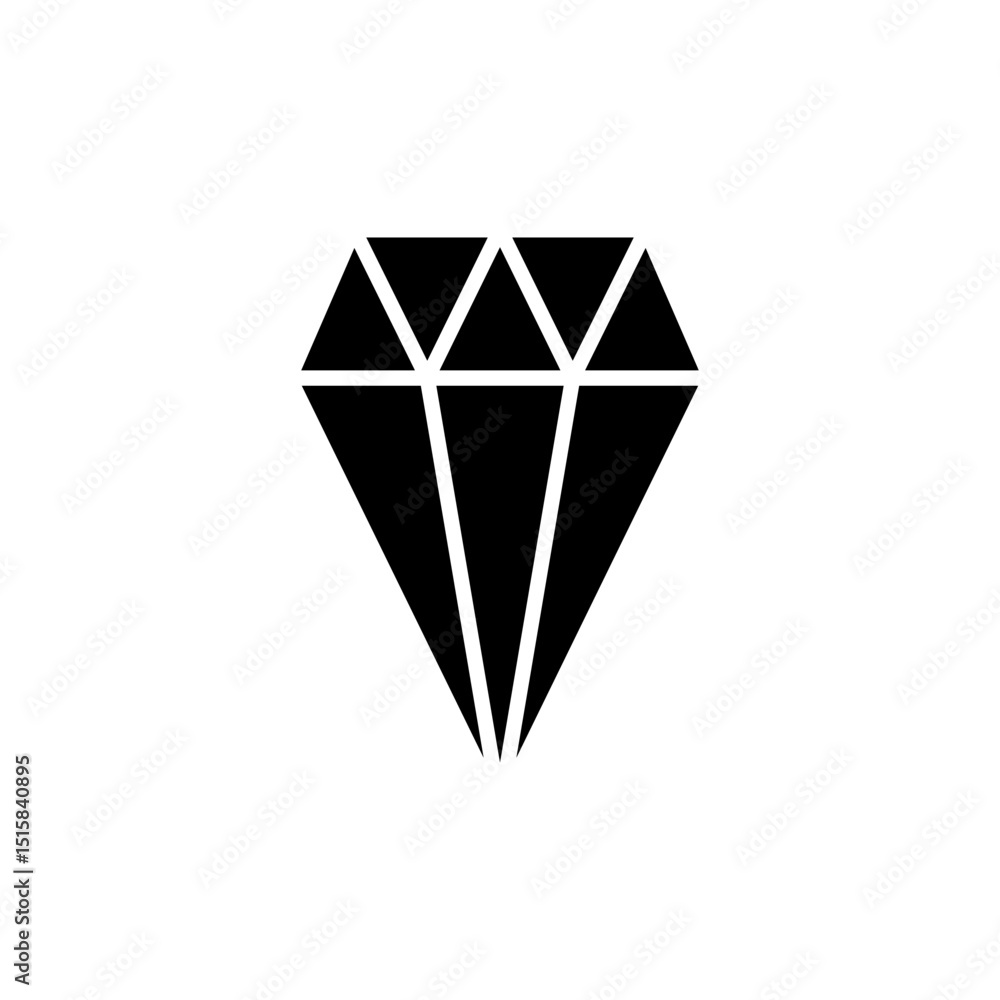 Diamond icon symbol for apps and websites. diamond gems sign and symbol ...
