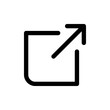 © zeline studio - External link icon symbol for apps and websites. link sign and symbol. hyperlink symbol