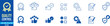 © yukipon00 - Quality control icon set. Editable stroke vector icons collection illustration.