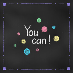 Wall Mural - Cute Design Colorful Composition of Phrase 
