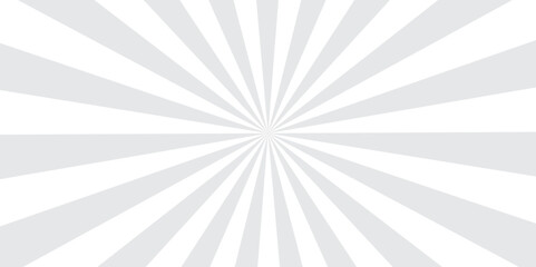 sunburst pattern white and gray design. vintage sunrays illustration swirl line. sun beam vector ban