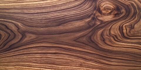 detailed close-up view of dark brown wood grain with intricate patterns