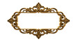 © kukuruyuk - Ornate Gold Frame Detail with Transparent Background Decoration