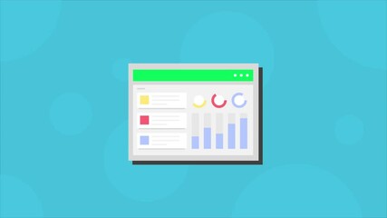 Wall Mural - website analytics application displaying detailed reporting of organic search engine ranking and sea
