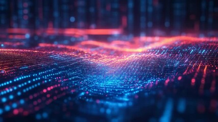 Binary code background and development code as a background, Abstract futuristic technology