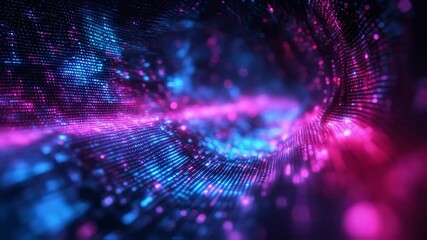 Binary code background and development code as a background, Abstract futuristic technology