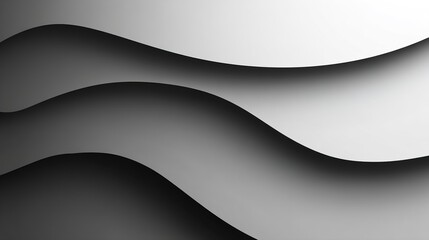 Wall Mural - Abstract White Background 3D Rendering Subtle Wave Patterns Clean Design Backdrop Modern Minimalist Texture Creative Presentation Resource
