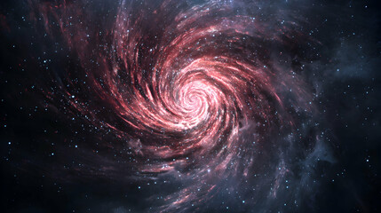 Wall Mural - a mesmerizing cosmic vortex unfolds a symphony of swirling nebulas and stardust in deep space