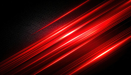 Wall Mural - Bright red streaks contrast sharply against dark background, creating dynamic visual