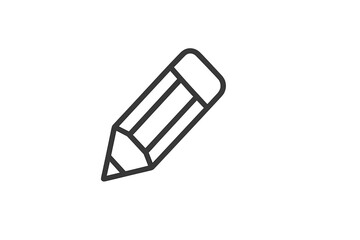 Poster - Simple pencil drawing on a white background highlighting creativity and design in the workspace