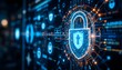 © Rocky Jupiter - Digital Sentinel: Abstract Cybersecurity & Encryption Interface