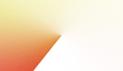 Poster - Abstract triangle in warm color gradient.