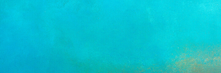 Poster - Emerald green and rusty texture background, abstract backdrop for design, top view, copy space, banner