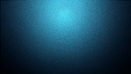 Wall Mural - abstract black and blue and turquoise gradient noisy grain background texture.