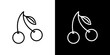 © Abstractor - Cherry icon symbol concept for graphic design, Website, UI. Svg