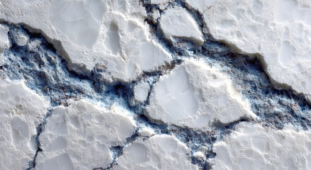 Poster - Abstract White Marble Texture With Blue Veins, Ideal for Luxury Branding and Interior Design Projects