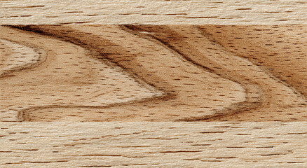 Poster - Detailed Macro Shot of Wood Grain Texture with Natural Patterns, Ideal for Backgrounds and Material Selection in Interior Design Projects