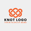 © awa - knot rope logo design vector