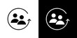 © Abstractor - Customer retention icon symbols. Vector illustration.