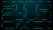 © hiten666 - Set of HUD UI element frames. Text boxes in abstract tech style. cyberpunk style. hi-tech design. Modern technology banners. Vector graphics. game interface elements. sci-fi frames