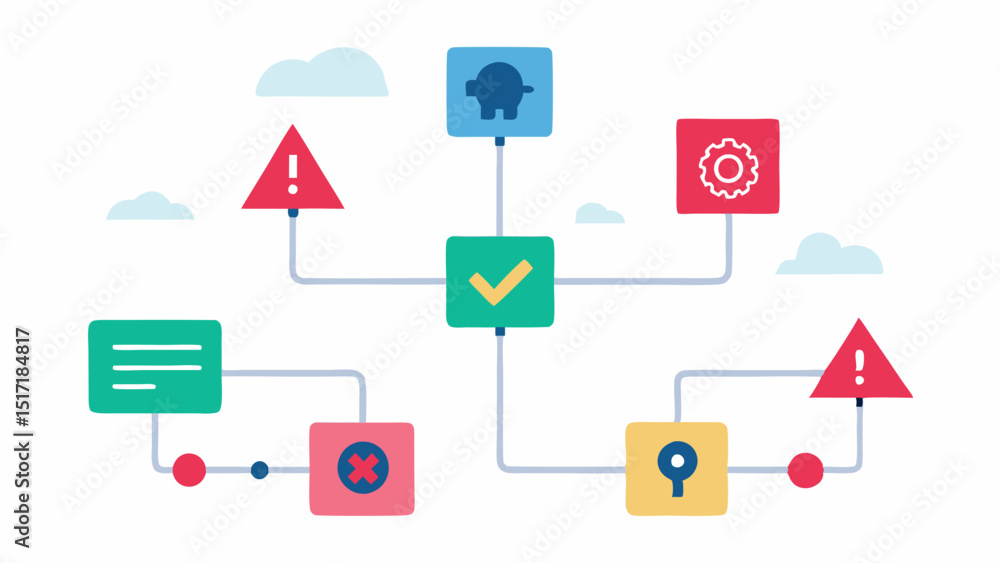 Off The Algorithm AI Algorithms Visualize a flowchart of AI algorithms processing ...
