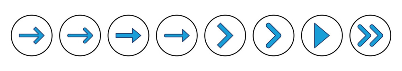 Wall Mural - arrow icon vector. arrow symbol. arrow sign for your web design.