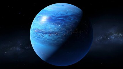 Wall Mural - planet neptune, solar system in space