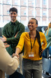 © VICTOR TORRES/Stocksy - Warm handshake at a professional networking event