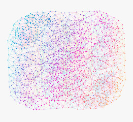 Big Data Square with Rounded Sides  Network