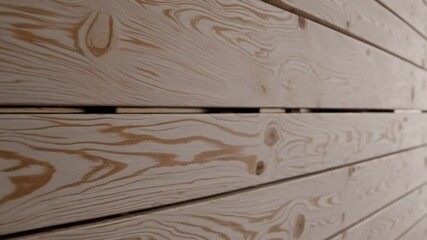 Poster - Warm wooden wall with natural texture, horizontal plank design, rustic style, cozy feeling, and warm, simple composition