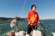 © Iryna Shepetko/Stocksy - Man on yacht cruise