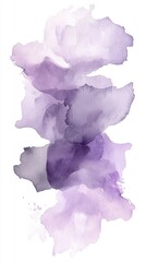 Aufkleber - Abstract watercolor painting in purple and lavender hues