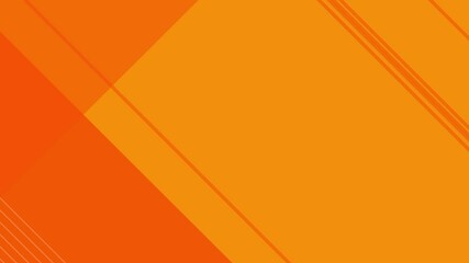 Wall Mural - Bright Orange Geometric Abstract Background