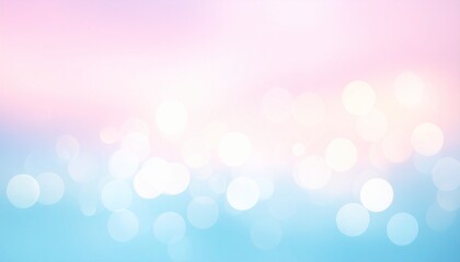 Canvas Print - colorful bokeh effect with vibrant pink and blue lights