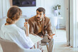 © Dragana Gordic - Man Engaged in Conversation During a Professional Counseling or Therapy Session