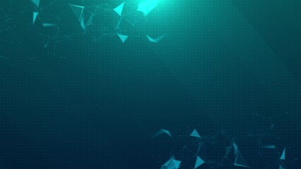 Wall Mural - digital cyberspace particles data network cyberspace, high tech, technology. connections transfer hi