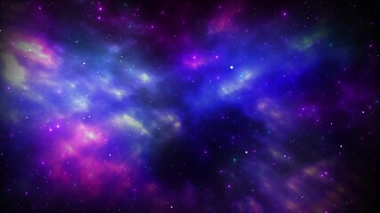 Wall Mural - space galaxy nebula motion background flight to helix deep nebula. flying star flare light. universe