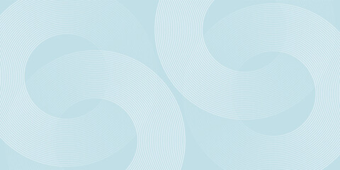 Wall Mural - modern abstract background. glossy white gradient circle lines. minimal geometric pattern. simple gr