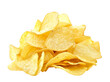 © pixelliebe - Potato chips isolated on white background