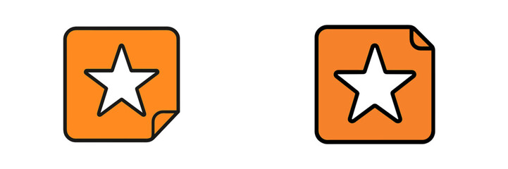 Leinwandbilder - Colorful star-shaped icons representing ratings in various applications for reviews and feedback