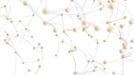 Abstract Network Connection with Golden Spheres
