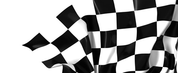 Poster -  Checkered flag, race flag background